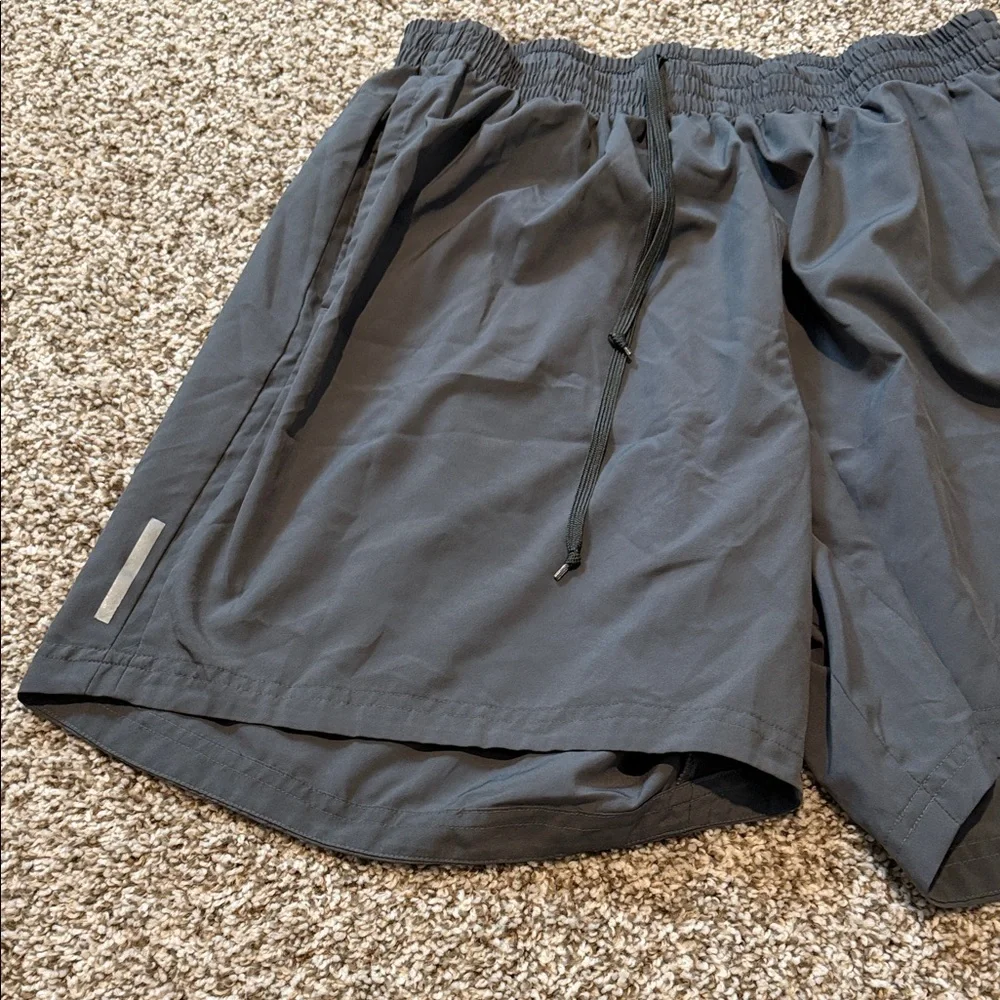🌿 Adidas Men's Charcoal Athletic Shorts